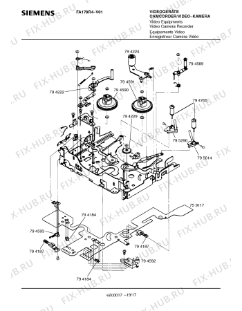 Схема №1 FA194R6 с изображением Интегрированный контур для печи Siemens 00739241