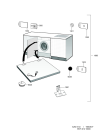 Схема №1 AWG 349 с изображением Шарнир для стиралки Whirlpool 480113100028