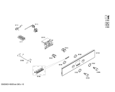 Схема №1 3HB516XP horn.balay.2d.indp.CFm.E0_TIF.pt_crr.inx с изображением Передняя часть корпуса для электропечи Bosch 00700340