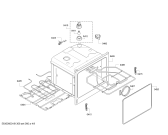 Схема №1 U12S52N3GB NEFF с изображением Внешняя дверь для электропечи Bosch 00688779