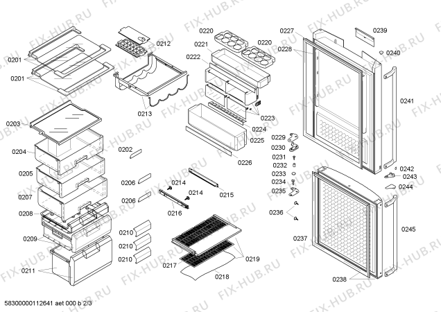 Схема №1 KG33F220 с изображением Панель управления для холодильника Siemens 00440866