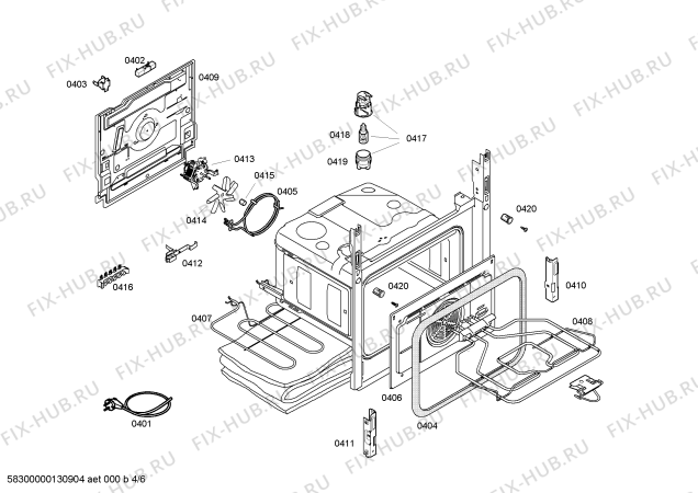 Схема №1 HSV744228N с изображением Крышка для духового шкафа Siemens 00247841