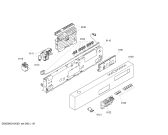 Схема №2 SE36T470EU с изображением Передняя панель для посудомоечной машины Siemens 00441031