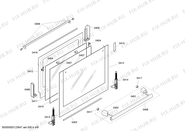 Схема №1 HEN730571 с изображением Ручка переключателя для плиты (духовки) Bosch 00609449