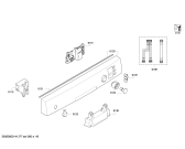 Схема №1 SMS50E06EP с изображением Передняя панель для электропосудомоечной машины Bosch 00676228