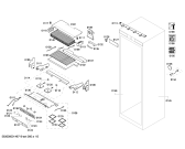 Схема №1 RF471200 с изображением Вставная полка для холодильника Bosch 00685013
