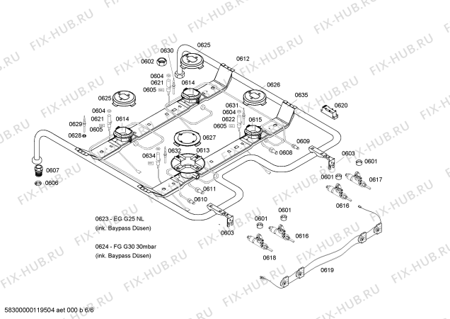 Схема №1 HSV746055T с изображением Декоративная рамка для плиты (духовки) Bosch 00499050
