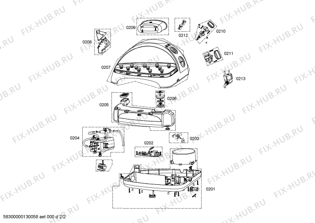 Схема №1 TDS1526 sensixx B15L с изображением Терморегулятор для электропарогенератора Bosch 00611305