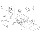 Схема №1 SGS87M02EU с изображением Модуль управления для посудомойки Bosch 00619860