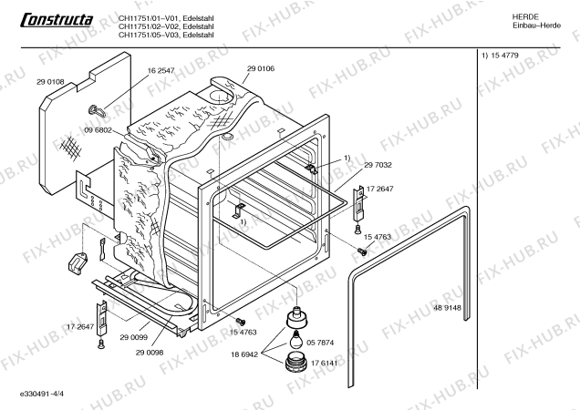 Схема №1 CH11751 с изображением Панель управления для плиты (духовки) Bosch 00437266