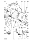 Схема №1 AWM 258/1 AWM 258 с изображением Клавиша для стиральной машины Whirlpool 481241348235