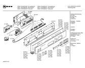 Схема №1 S4469S0RK SI641 с изображением Передняя панель для электропосудомоечной машины Bosch 00299238