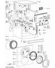 Схема №1 AWO/D 9561/1 с изображением Блок управления для стиральной машины Whirlpool 480111100581