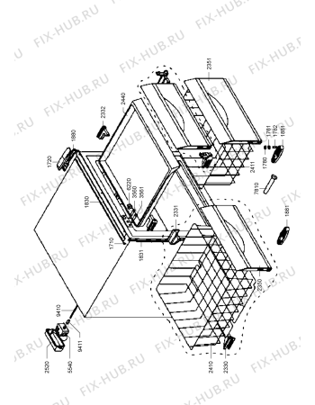 Схема №1 AFB 632/A+ с изображением Микротермостат для холодильной камеры Whirlpool 482000001215