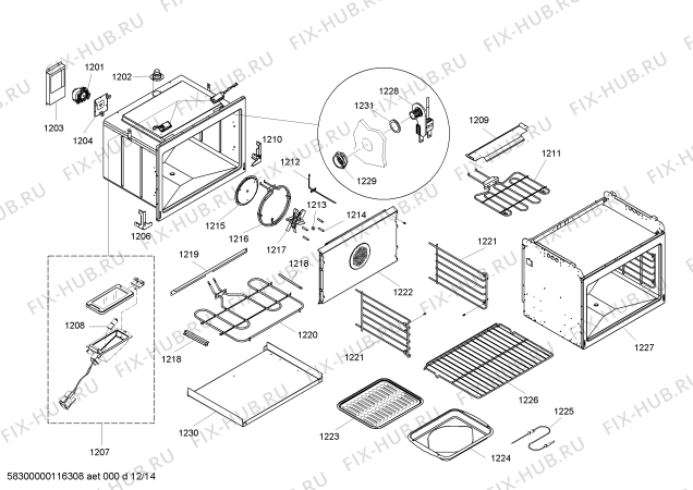 Схема №2 SEMW272BB с изображением Декоративная рамка для духового шкафа Bosch 00242012