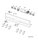 Схема №1 EKI54503OX с изображением Переключатель для плиты (духовки) Aeg 3425875022