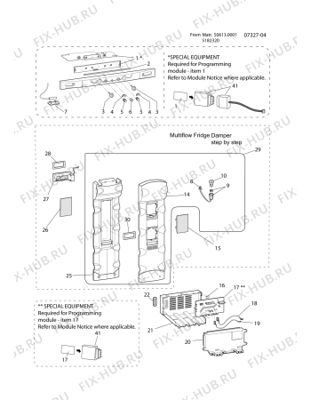 Взрыв-схема холодильника Hotpoint FF187EP (F039775) - Схема узла
