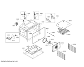 Схема №1 ME302EP с изображением Модуль управления для плиты (духовки) Bosch 00650428