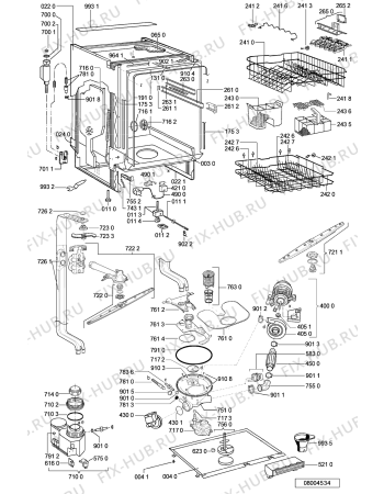 Схема №1 ADG 8983/1 IX с изображением Панель для посудомоечной машины Whirlpool 481245373144