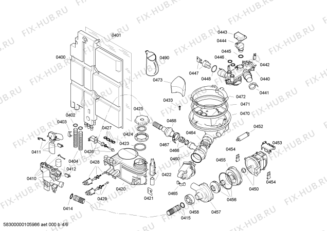 Схема №1 SHY99A06UC Apexx с изображением Кнопка для посудомойки Bosch 00417757
