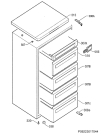 Схема №1 EUT1040AOW с изображением Контейнер для холодильника Electrolux 2247621044
