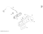 Схема №1 WTE863D4NL с изображением Панель управления для электросушки Bosch 00702266