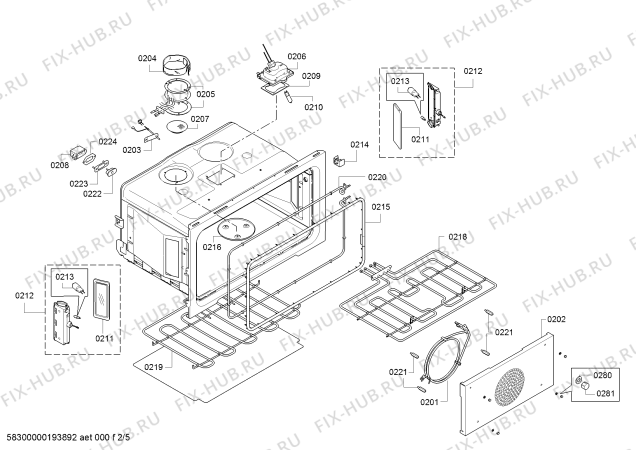 Схема №1 EB333910 Gaggenau с изображением Внутренняя крышка для электропечи Bosch 12013661