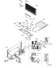 Схема №1 WTMS 640 IX с изображением Электропроводка для холодильника Whirlpool 482000004291