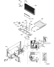 Схема №1 WTMS 640 IX с изображением Дверка для холодильной камеры Whirlpool 482000004302