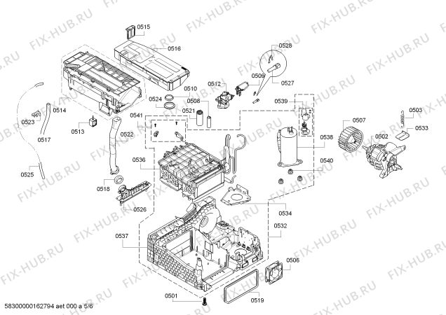 Схема №1 WT46W593 IQ 790 с изображением Панель управления для сушилки Siemens 00708133