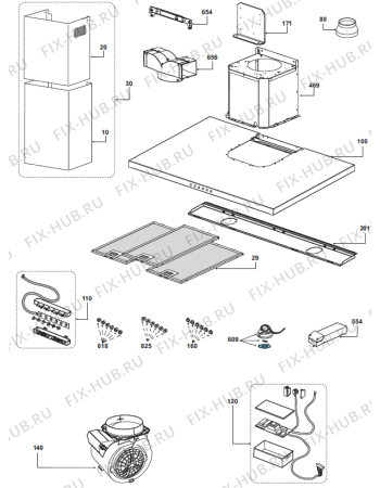 Схема №1 CH069   -SS Canopy (900000837, CH069) с изображением Фиксатор для вентиляции Gorenje 491109