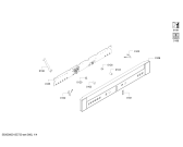 Схема №1 C57W40N0 с изображением Панель управления для плиты (духовки) Bosch 00682885