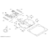 Схема №1 T44T63N0 Flex Induction VELR.TOP с изображением Нижняя часть корпуса для электропечи Bosch 00686181
