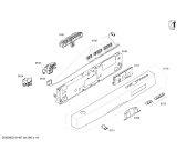 Схема №1 SGS67L05GB с изображением Панель управления для посудомойки Bosch 00669671