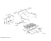 Схема №1 HSK44K20EH BOSCH L II с изображением Декоративная рамка для духового шкафа Bosch 00218109