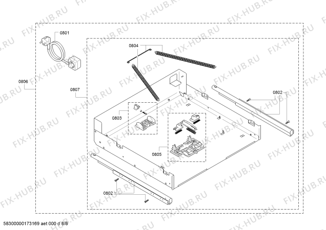 Взрыв-схема кофеварки (кофемашины) Bosch TCC78K751C - Схема узла 08