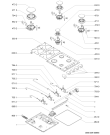 Схема №1 LPR960 с изображением Переключатель для плиты (духовки) Whirlpool 481241279479