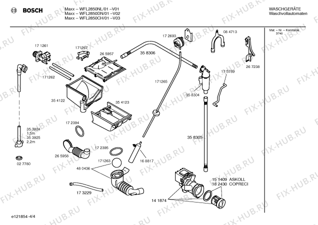 Схема №1 WFL2450SN Maxx с изображением Вставка Bosch 00267298