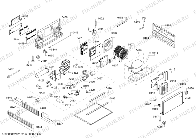 Схема №1 T24IF900SP, Thermador с изображением Дверь для холодильника Bosch 00717393