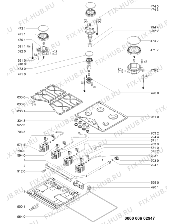 Схема №1 AKM 529/NA/C с изображением Втулка для электропечи Whirlpool 481060117241