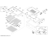 Схема №1 PRD486NLHC с изображением Панель управления для плиты (духовки) Bosch 00713793