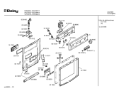 Схема №1 CG550S4 DOMO500 с изображением Крышка для посудомойки Bosch 00066664