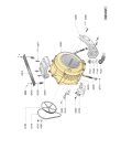 Схема №1 AWI 312 HK с изображением Скрепление для стиральной машины Whirlpool 481240148604