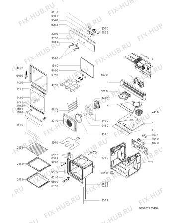 Схема №1 BMZ 5009/WS с изображением Обшивка для плиты (духовки) Whirlpool 481245248605