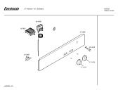 Схема №1 CF14650 с изображением Панель управления для электропечи Bosch 00354896