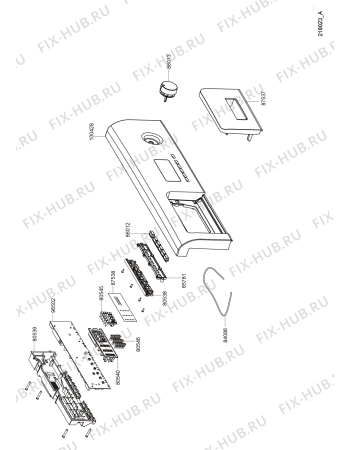 Схема №1 AWZ 714 с изображением Емкоть для порошка для стиралки Whirlpool 482000015941