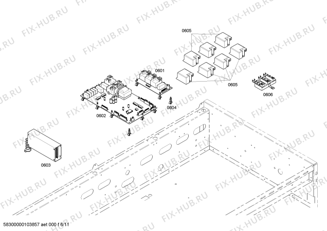 Схема №1 PD486GLBS с изображением Панель управления для плиты (духовки) Bosch 00473026