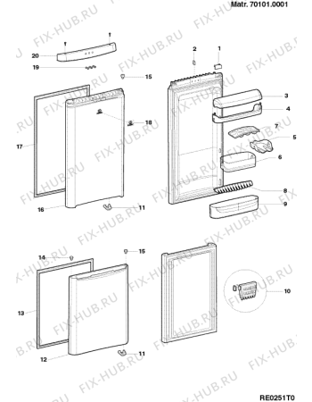 Схема №1 BAAN40FNFNXTK (F085123) с изображением Вентилятор для холодильника Indesit C00304325