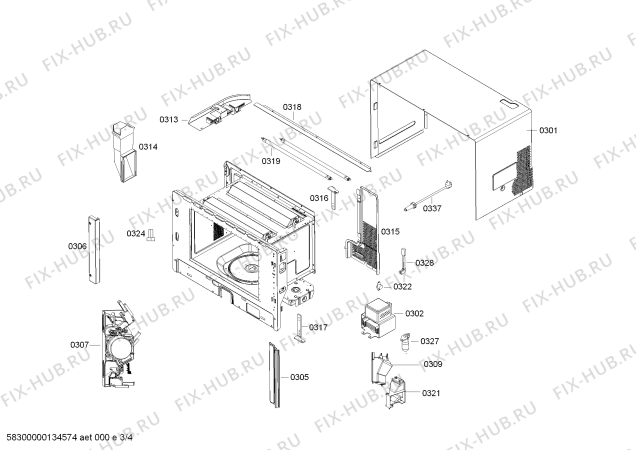 Схема №1 BM220130CN с изображением Плоский кабель для плиты (духовки) Bosch 00753138