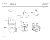 Схема №1 MK10101 с изображением Упор для кухонного комбайна Siemens 00027256